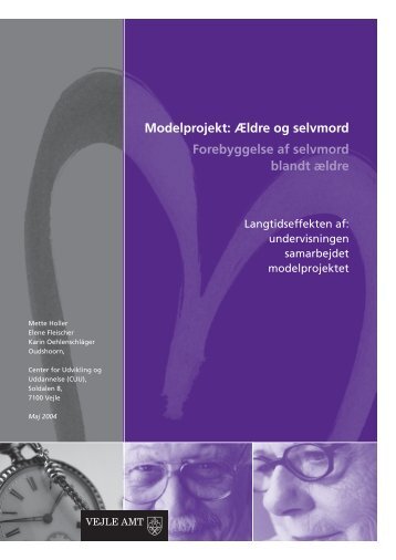 Klik her for at hente rapporten - Forskergruppen Ældre og Selvmord