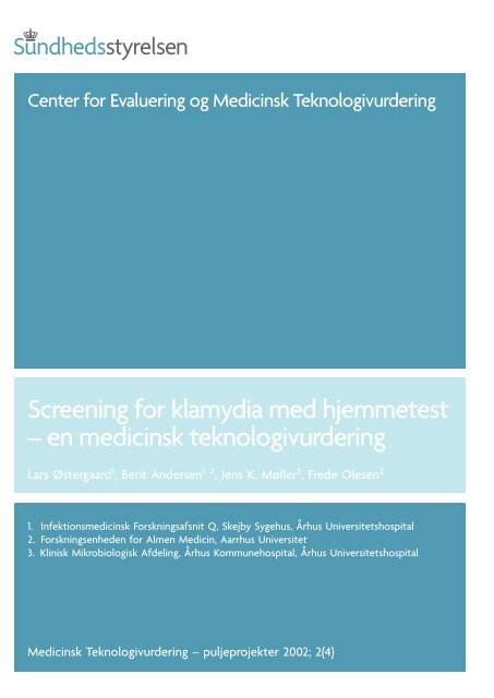Screening klamydia med hjemmetest - Sundhedsstyrelsen