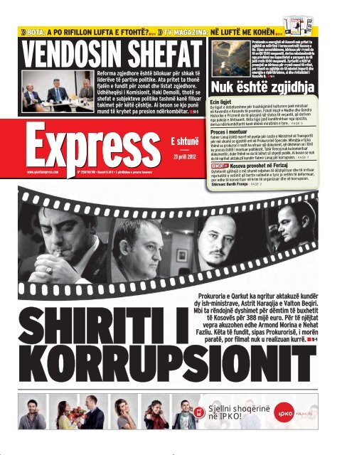 VENDOSIN SHEFAT - Gazeta Express