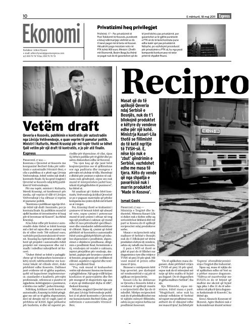 AFER MARREVESHJES - Gazeta Express