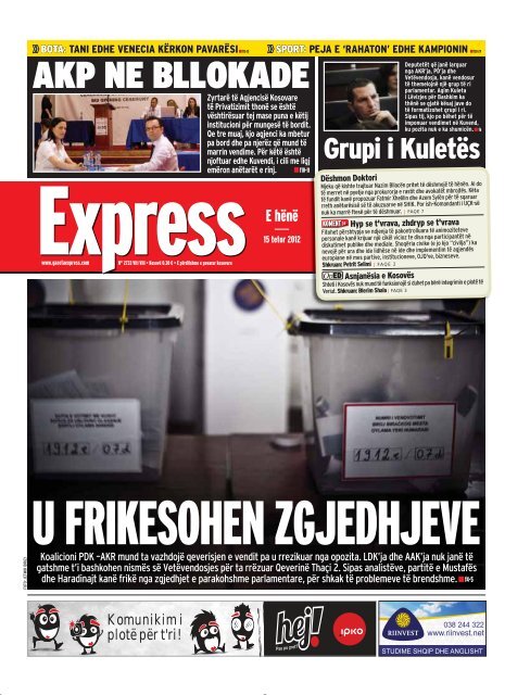 AKP NE BLLOKADE - Gazeta Express