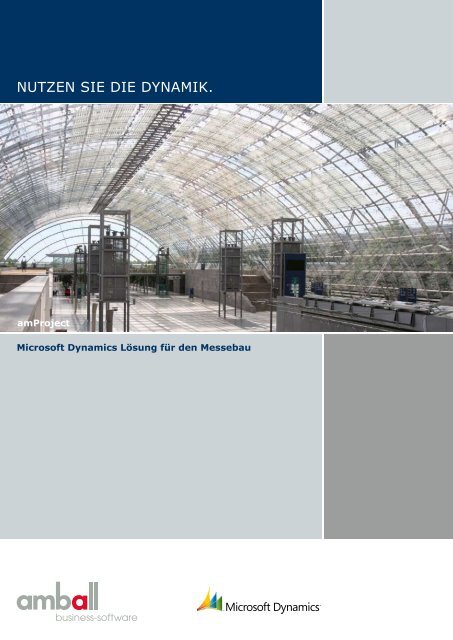 amproject Messebau - Amball Business-Software