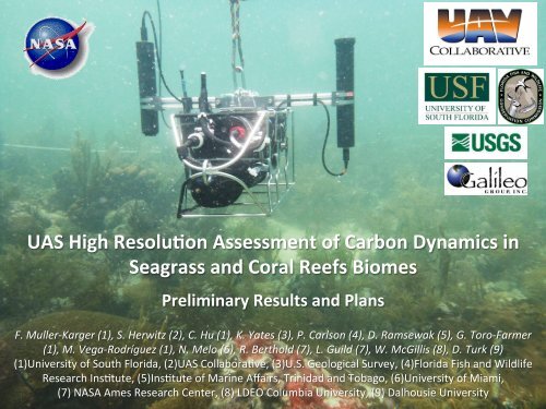 UAS High Resolu on Assessment of Carbon Dynamics in Seagrass ...