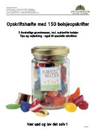 Opskriftshæfte med 150 bolsjeopskrifter - FDF