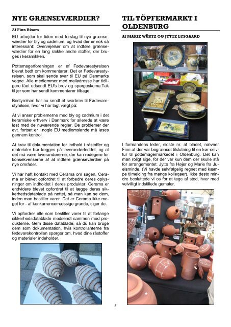 2012 - Medlemsblad nr. 32 - Pottemagere | Keramiker