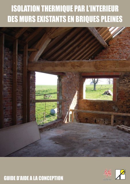 isolation thermique par l'interieur des murs ... - Energie Wallonie