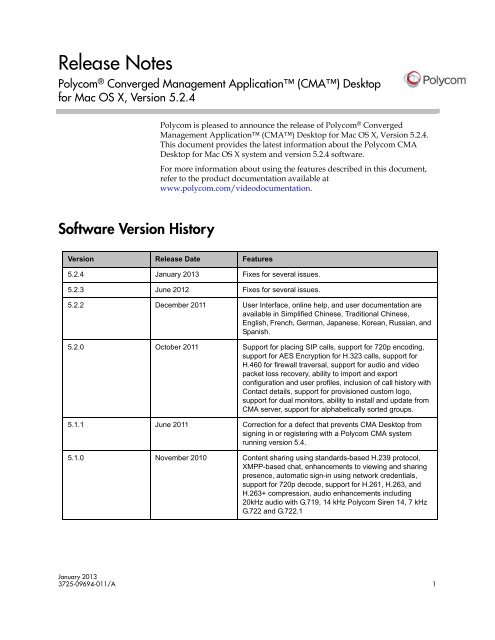Polycom Cma Desktop For Mac Os Download