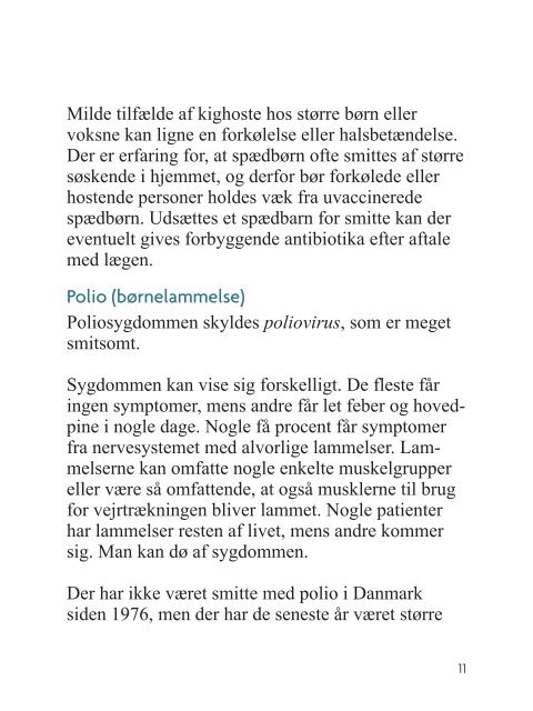 Børnevaccinations-programmet i Danmark, 2012 - Sundhedsstyrelsen