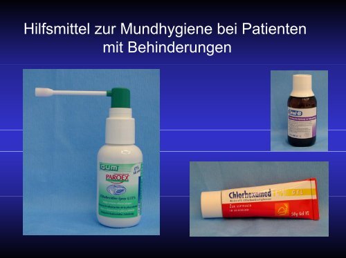 Problematik der Parodontalbehandlung bei Patienten mit ...