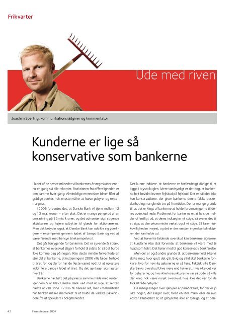 Arbejdet truer mennesket - Finansforbundet