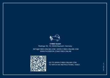 CYBEX GmbH Riedinger Str. 18 | 95448 Bayreuth | Germany Go to ...
