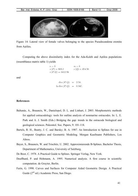 CONTRIBUTION TO GEOMETRIC MORPHOMETRICS ...