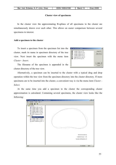 CONTRIBUTION TO GEOMETRIC MORPHOMETRICS ...