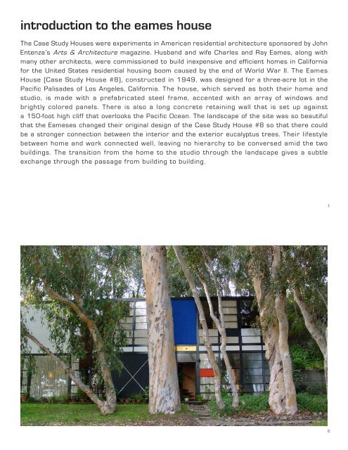 eames house - MyWeb at WIT