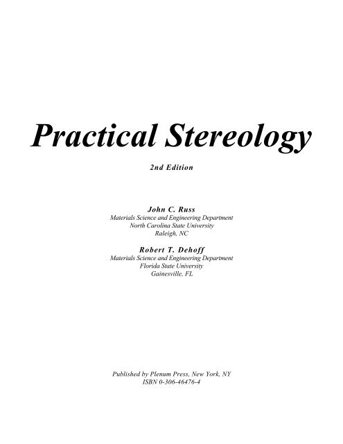 practical stereology practical stereology