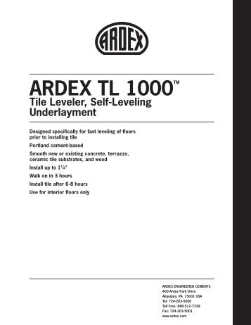 ARDEX TL 1000™ Tile Levele...