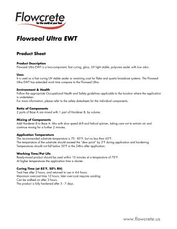 Flowseal Ultra EWT