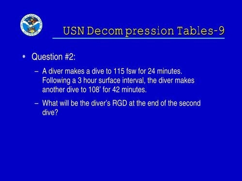 USN Decompression Tables & Procedures.pdf - Watchuseek, World's ...