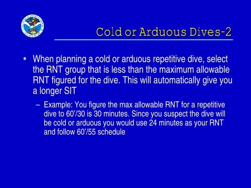 USN Decompression Tables & Procedures.pdf - Watchuseek, World's ...