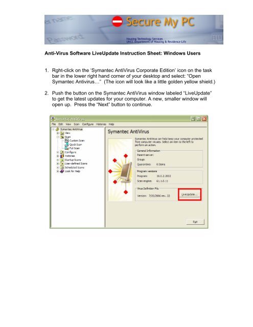 symantec live update symantec live update