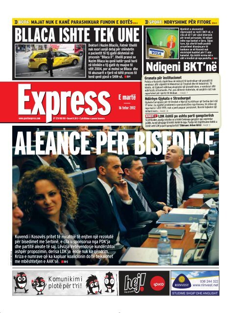 BLLACA ISHTE TEK UNE - Gazeta Express