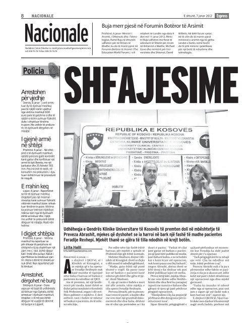 SHFAJESIME NAIVE - Gazeta Express