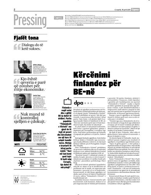 VJEN GENTILINI - Gazeta Express