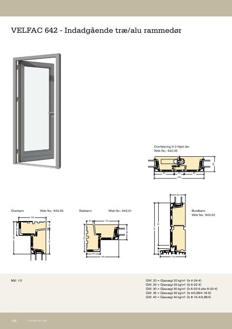 VELFAC 600 - Træ/alu facadedøre - vinduer og døre fra Velfac