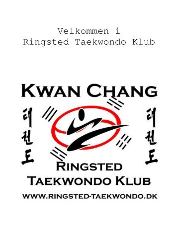 TAZ velkomstmappe - Ringsted Taekwondo Klub