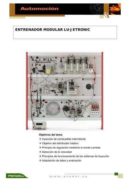 ENTRENADOR MODULAR LU-JETRONIC