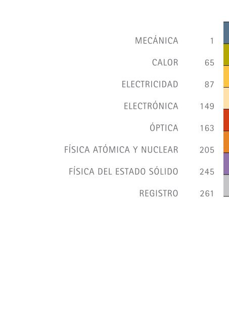 Catálogo general eXperimentos de FísiCa