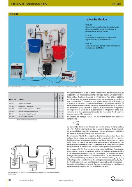 Catálogo general eXperimentos de FísiCa