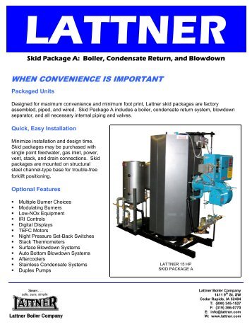 Skid Package A - Lattner Boiler Company