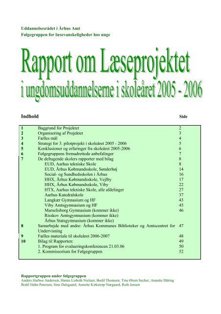 Evalueringsrapport for skoleåret 2005-2006
