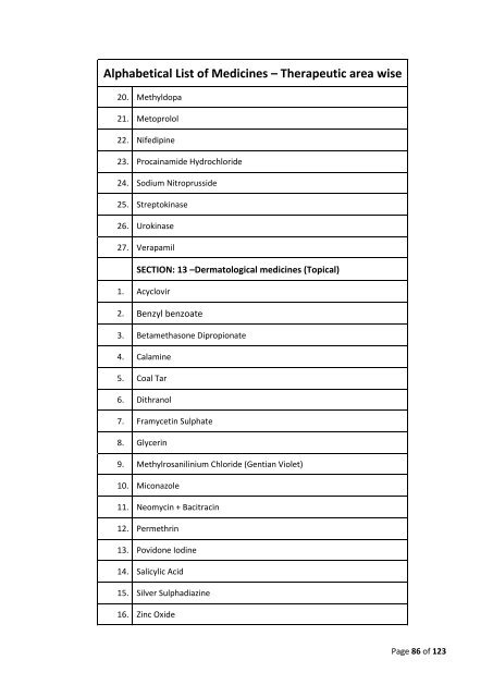 National List of Essential Medicines of India - Central Drugs ...