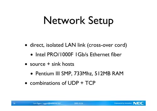 Idletime Scheduling with Preemption Intervals - Lars Eggert