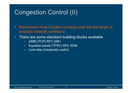 Transport-Related Protocol-Design Issues - Lars Eggert