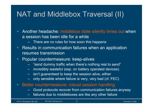 Transport-Related Protocol-Design Issues - Lars Eggert