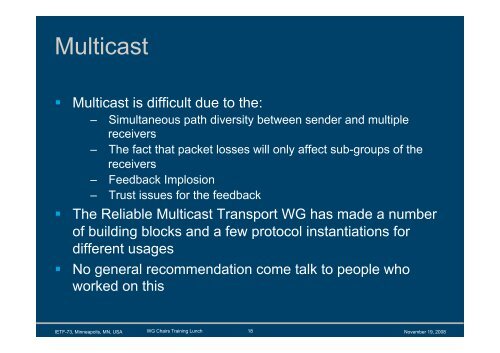 Transport-Related Protocol-Design Issues - Lars Eggert