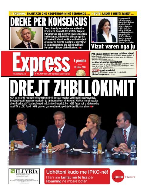 DREKE PER KONSENSUS - Gazeta Express