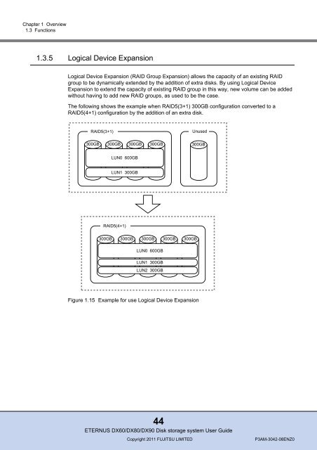 ETERNUS DX60/DX80/DX90 Disk storage system User Guide - Fujitsu