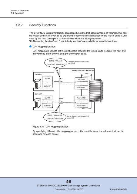 ETERNUS DX60/DX80/DX90 Disk storage system User Guide - Fujitsu