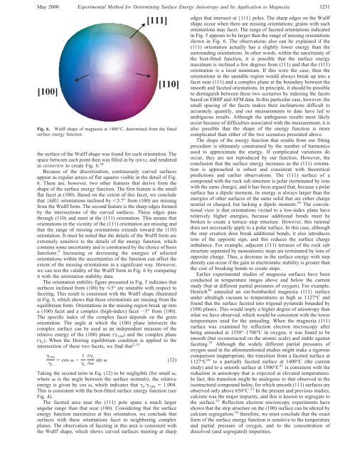 Experimental Method for Determining Surface Energy - Materials ...