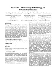 A New Design Methodology for Network Architectures - Lars Eggert