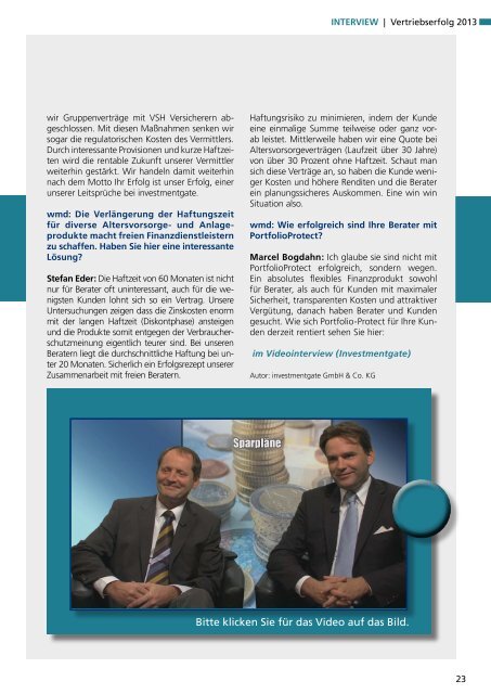 Vertriebserfolg 2013 - Das eMagazin