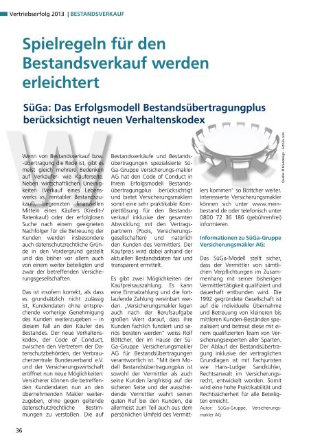 Vertriebserfolg 2013 - Das eMagazin