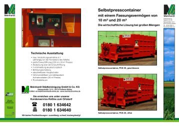 Selbstpresscontainer - Meinhardt