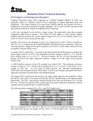 Backplane Driver Technical Summary - Texas Instruments