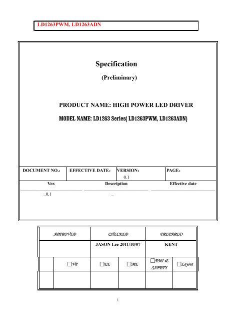 Specification - OLED-LCD-TFT