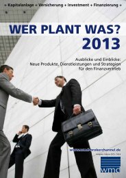 Wer plant was? 2013 - Das eMagazin